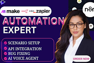 setup make automation, n8n automation, vapi ai voice agent ai automation
