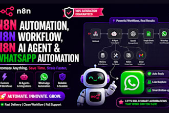 build n8n automation n8n workflow n8n ai agent n8n whatsapp automation ai agent