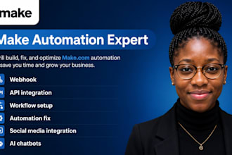 be your make com expert make com automation make com scenario