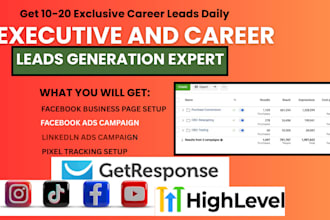 business career coach leads executive coaching leads coaching meta linkedln ads