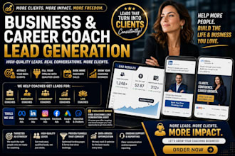 business career coach leads executive coaching leads coaching meta linkedln ads