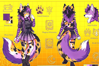 cute furry telegram and discord stickers, animated furry emotes