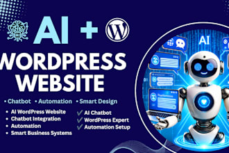 build an ai powered wordpress website with chatbot and automation