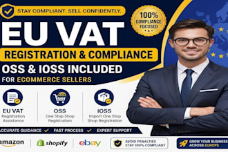register eu vat, oss and ioss for amazon and shopify sellers