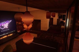 create custom vrchat world, vrc world, avatar world metaverse and 3d environment