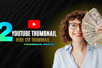 design premium youtube thumbnails for fast growth