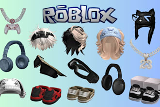 make high quality roblox ugc accessories layered clothing hairs hats and chains