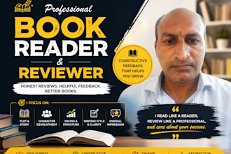 professionally review your book honestly and in detail