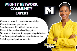 mighty community setup mighty network online course mighty network membership