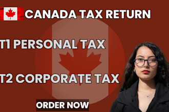 file canadian taxes personal tax t1 and business tax t2