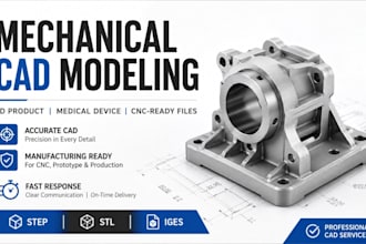 model mechanical part, medical device, 3d product and industrial cad design