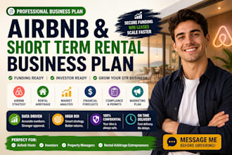 write an airbnb, short term rental and property management business plan