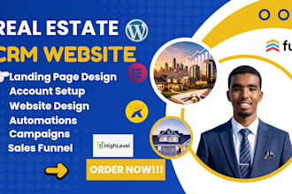 set up gohighlevel real estate CRM lofty, kvcore ghl, follow up boss idx website