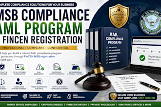 create aml compliance program and fincen registration for msb