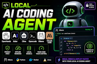 set up local ai coding agent openhands aider cline ollama opencode claude code