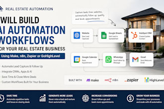 setup ai automation real estate leads follow up n8n real estate ai crm realtor