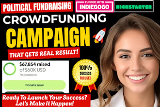 market advocacy and political fundraising crowdfunding campaign