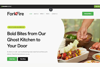 design meal prep websites food delivery catering website shopify store meal plan