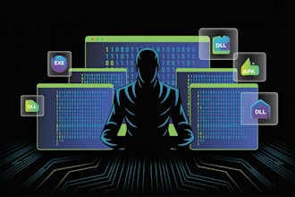 reverse engineer exe, dll, apk, analyze malware and perform binary analysis