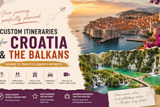 plan trips across croatia, slovenia, montenegro and the balkans