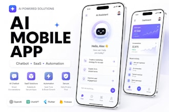 develop ai mobile app chatbot and ai saas app