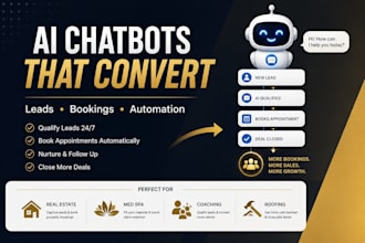 do gohighlevel ai chatbot for real estate coaches med spa and roofing business