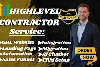 setup gohighlevel contractor crm funnel ghl website highlevel landing page