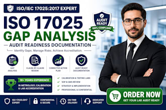 do iso 17025 gap analysis and audit readiness documentation