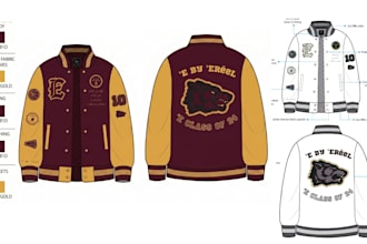 design streetwear tech pack, hoodie tech pack, streetwear technical flats