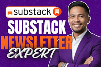 substack setup substack newsletter design substack publication promotion setup