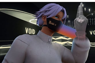 do furry vrchat avatar 3d model nsfw avatar fursona model vr character vr chat