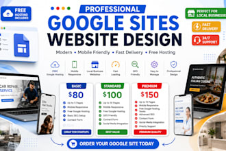 create a mobile friendly google sites website with free hosting setup