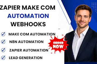 setup zapier make com integromat n8n automation webhooks and open ai integration