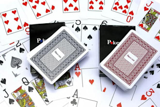 create custom playingcard poker card deck tuck box package designcard box mockup