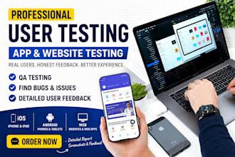 do app testing and website testing with detailed QA user feedback