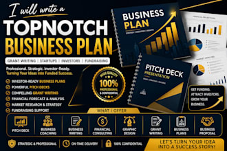 write a topnotch business plan, grant writing, startups, investors, fundraising