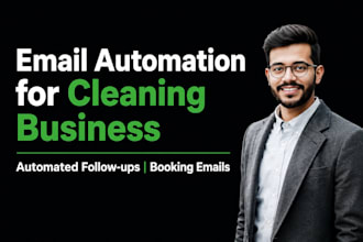 set up email automation for cleaning services
