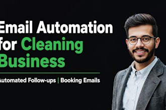set up email automation for cleaning services