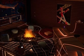 make a highly interactive vrchat world, vr chat world, virtual reality world