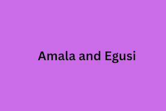 write amala and egusi recipe