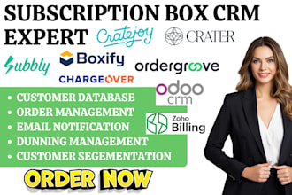 do cratejoy subbly boxify ordergroove crater skio bold chargeover odoo zoho CRM