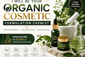 be your organic cosmetic formulation chemist