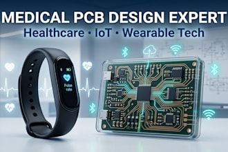 create medical device pcb for healthcare, iot, and wearable tech