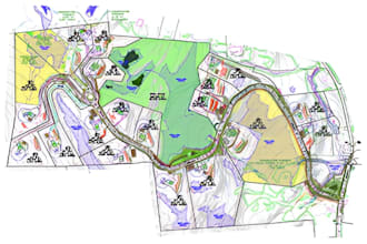 draw site plan 2d landscape design lot subdivision plot plan drawings