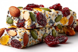 formulate functional food, protein bars, powders, and hydration drink recipes