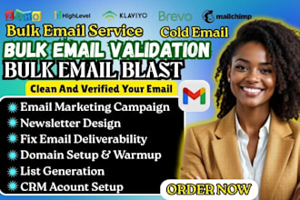 send bulk email blast, email validation and clean email marketing campaign
