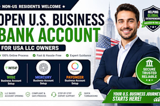 open US business bank for USA llc owner, USA llc registration usa bank creation