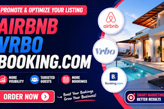 promote your airbnb, booking an vrbo listing for visibility
