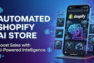 build an automated shopify ai store or ai shopify drop shipping website
