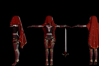 model a full character for you